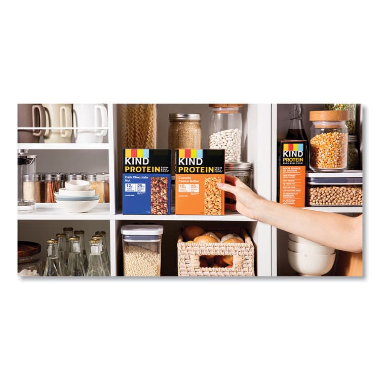 KIND LLC Protein Bars, Double Dark Chocolate, 1.76 oz, 12/Pack (KND26036) thumbnail 3