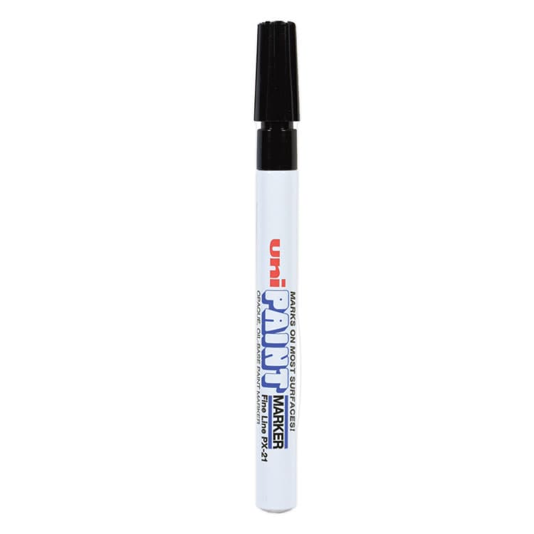 UNI Permanent Marker, Fine Bullet Tip, Black (UBC63701)