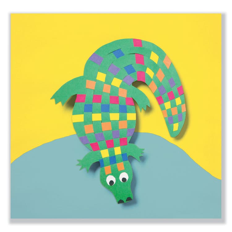 DIXON TICONDEROGA CO. SunWorks Construction Paper, 50 lb Text Weight, 18 x 24, Bright White, 50/Pack (PAC8717) thumbnail 4