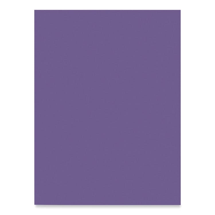 DIXON TICONDEROGA CO. SunWorks Construction Paper, 50 lb Text Weight, 9 x 12, Violet, 50/Pack (PAC7203) thumbnail 2