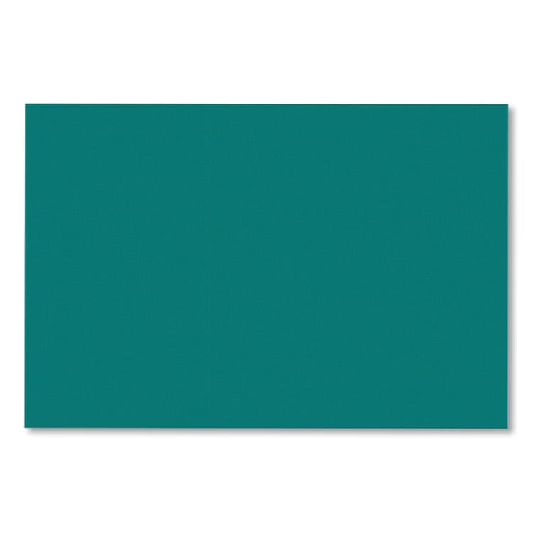 DIXON TICONDEROGA CO. SunWorks Construction Paper, 50 lb Text Weight, 12 x 18, Turquoise, 50/Pack (PAC7707) thumbnail 2