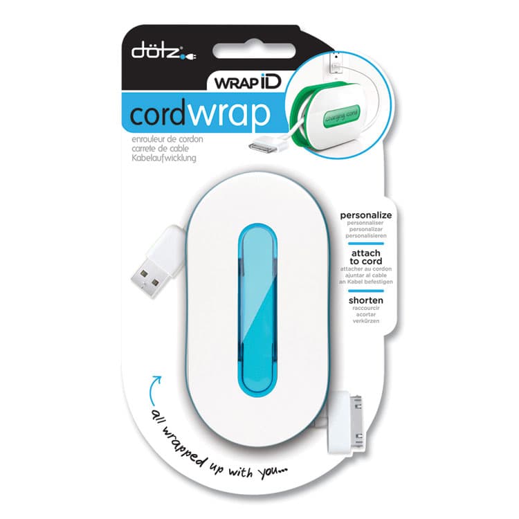 LEE PRODUCTS COMPANY WrapID, Holds up to 6 ft of Cord, Blue (LEE21904)