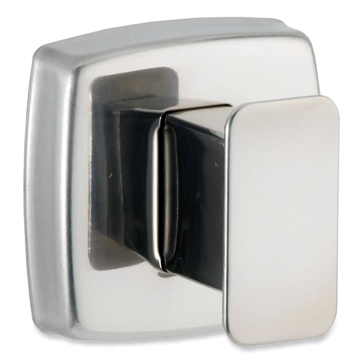 BOBRICK WASHROOM Robe Hook, Stainless Steel, Bright Polished (BOB7671)
