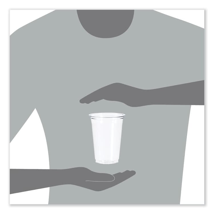 DART Ultra Clear Cups, 16 oz, Plastic, 50/Bag, 20 Bags/Carton (DCCTR16) thumbnail 3