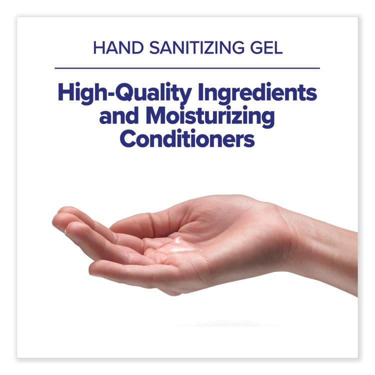 GO-JO INDUSTRIES Advanced Hand Sanitizer Gel Refill, 1,200 mL, Clean Scent, For ES4 Dispensers, 2/Carton (GOJ506302) thumbnail 3