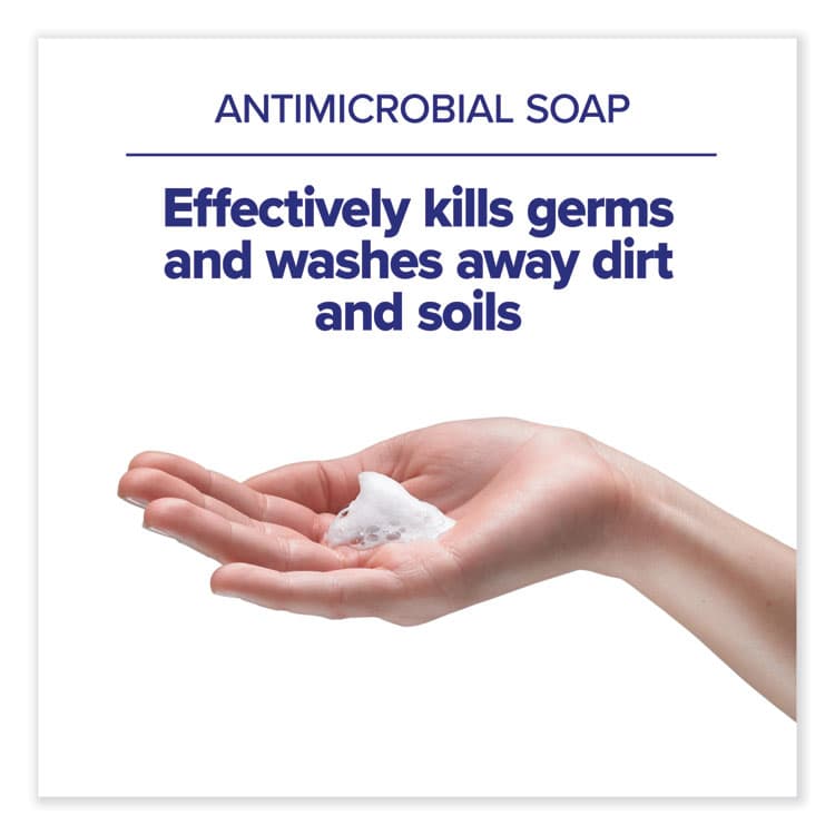 GO-JO INDUSTRIES HEALTHY SOAP 0.5% BAK Antimicrobial Foam Refill, For ES4 Dispensers, Light Citrus Floral Scent, 1,200 mL, 2/Carton (GOJ507902) thumbnail 3