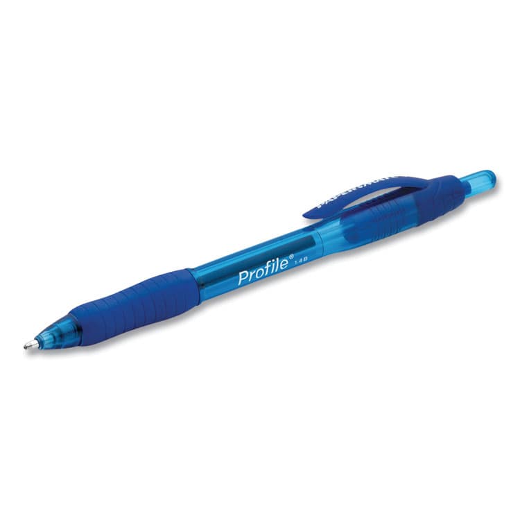 SANFORD Profile Ballpoint Pen, Retractable, Bold 1.4 mm, Blue Ink, Translucent Blue Barrel, 36/Pack (PAP2083008) thumbnail 3