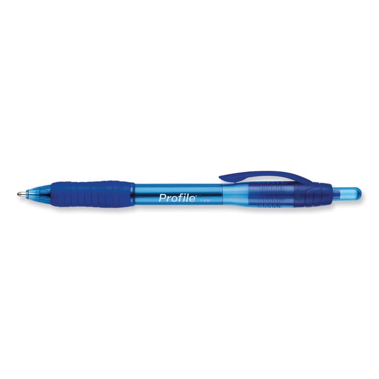 SANFORD Profile Ballpoint Pen, Retractable, Bold 1.4 mm, Blue Ink, Translucent Blue Barrel, 36/Pack (PAP2083008) thumbnail 2