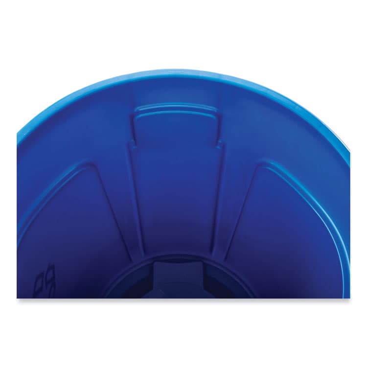 RUBBERMAID COMMERCIAL PROD. Brute Recycling Container, 32 gal, Polyethylene, Blue (RCP263273BE) thumbnail 3
