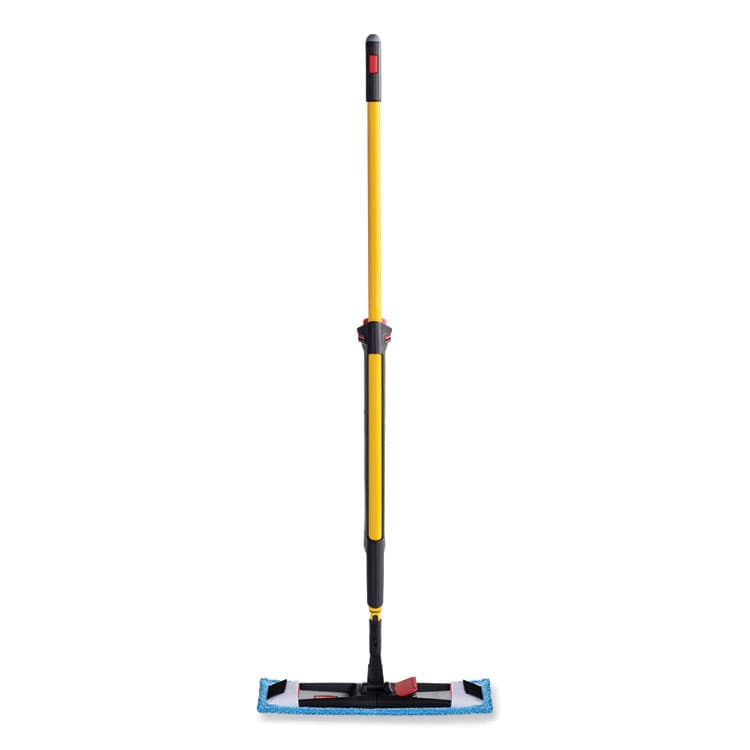 RUBBERMAID COMMERCIAL PROD. Pulse Microfiber Spray Mop System, 17" Microfiber Head, 52" Yellow Plastic Handle (RCP1835528) thumbnail 3