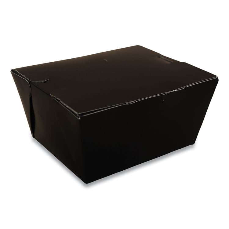 SOUTHERN CHAMPION TRAY ChampPak Carryout Boxes, 4.37 x 3.5 x 2.5, Black, Paper, 450/Carton (SCH0751)