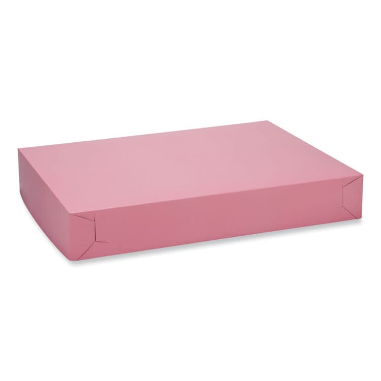 SOUTHERN CHAMPION TRAY White Two-Piece Non-Window Bakery Boxes, 26 x 18.5 x 4, White, Paper, 50/Carton (SCH0898)