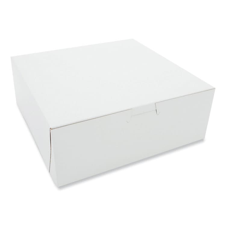 SOUTHERN CHAMPION TRAY White One-Piece Non-Window Bakery Boxes, 8 x 5 x 3, White, Paper, 250/Carton (SCH0937)