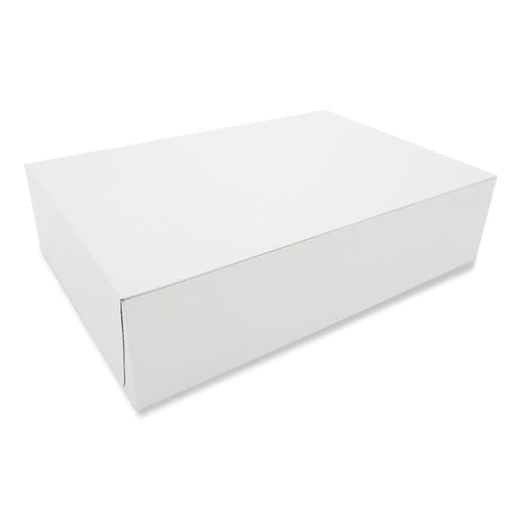 SOUTHERN CHAMPION TRAY Clay-Coated Donut Boxes, 13 x 9 x 3.75, White, Paper, 200/Carton (SCH1016)