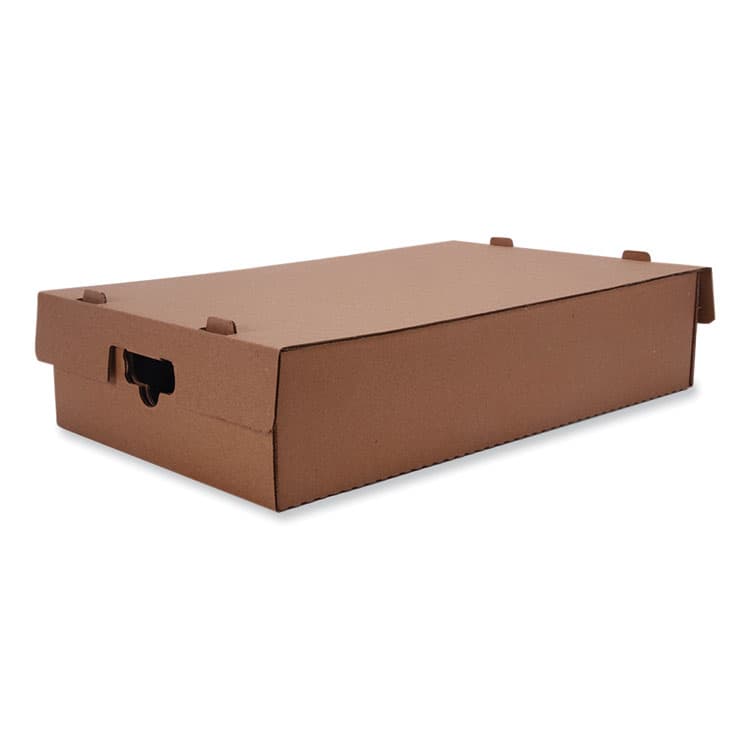 SOUTHERN CHAMPION TRAY Stackable Catering Tray, 22 x 14.12 x 5.62, White, Paper, 12/Carton (SCH1170)