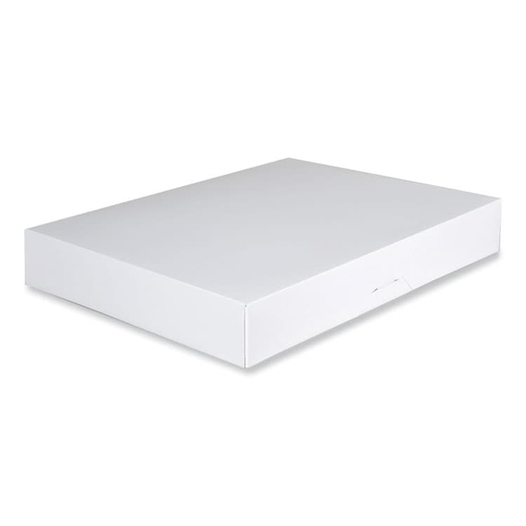 SOUTHERN CHAMPION TRAY Donut Boxes, 15 x 11.5 x 2.25, White, Paper, 100/Carton (SCH1239)