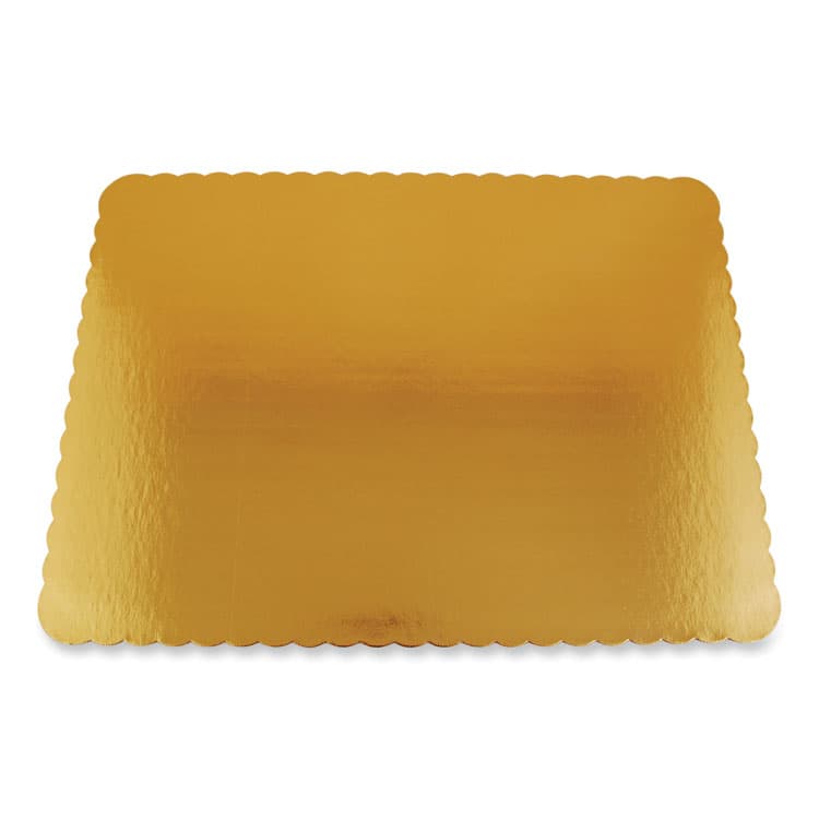 SOUTHERN CHAMPION TRAY Gold Cake Pads, 25.5 x 17.5, Gold, Paper, 50/Carton (SCH1655)