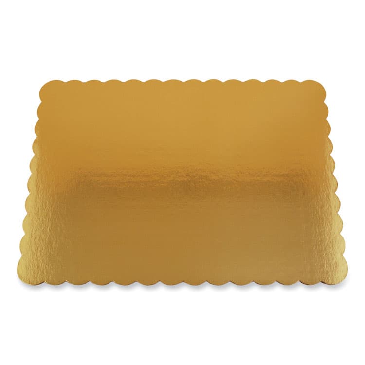 SOUTHERN CHAMPION TRAY Gold Cake Pads, 14 x 10, Gold, Paper, 50/Carton (SCH1660)