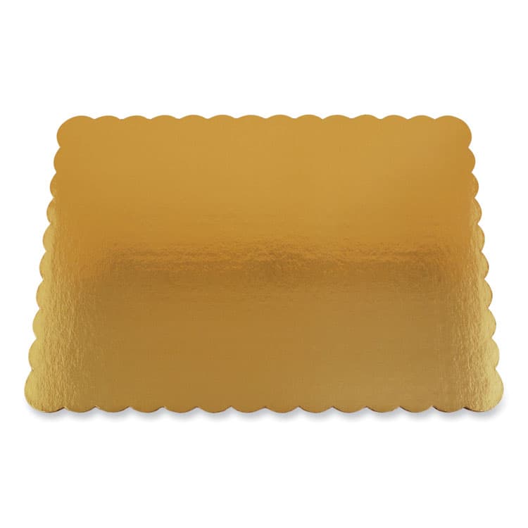 SOUTHERN CHAMPION TRAY Gold Cake Pads, 19 x 14, Gold, Paper, 100/Carton (SCH1665)
