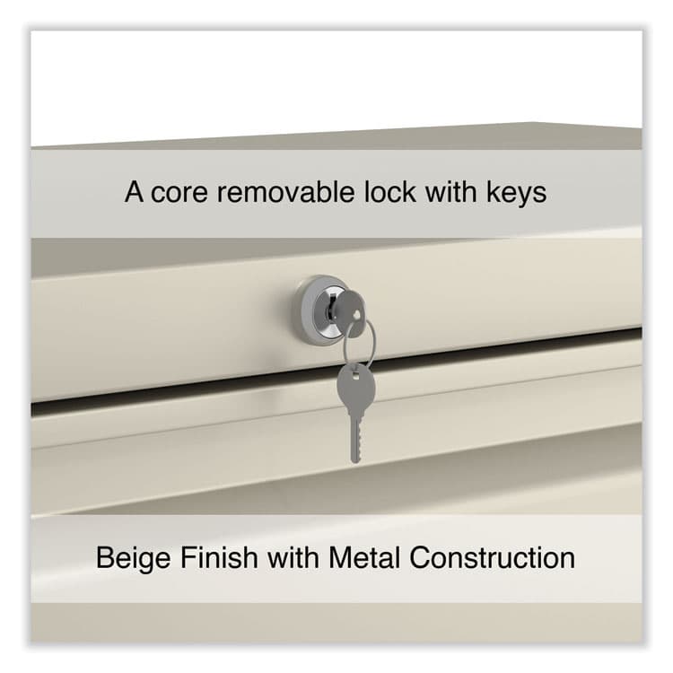 ALERA Lateral File, 2 Legal/Letter-Size File Drawers, Putty, 42" x 18.63" x 28" (ALEHLF4229PY) thumbnail 4