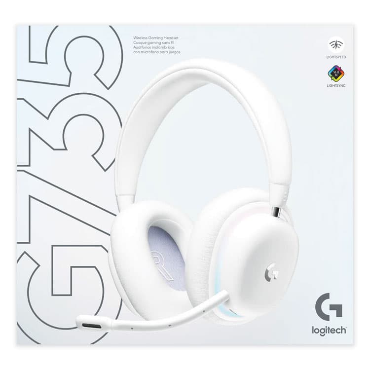 LOGITECH, . G735 Wireless Gaming Binaural Over The Head Headset, White (LOG981001082) thumbnail 3