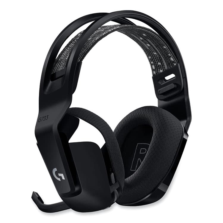 LOGITECH, . G733 LIGHTSPEED Wireless Gaming Binaural Over The Head Headset, Black (LOG981000863) thumbnail 4