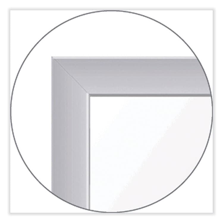 GHENT MANUFACTURING, Floor Partition with Aluminum Frame, 48.06 x 2.04 x 71.86, White (GHEMP724820) thumbnail 3