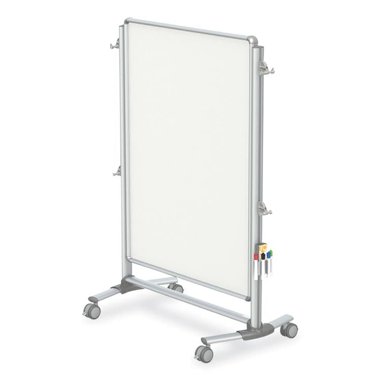 GHENT MANUFACTURING, Nexus Partition Whiteboard, 36" x 48", White Surface, Satin Aluminum Frame (GHENEX223MMP) thumbnail 3