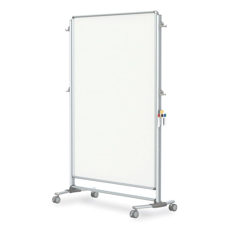 GHENT MANUFACTURING, Nexus Partition Whiteboard, 48" x 60", White Surface, Satin Aluminum Frame (GHENEX224MMP) thumbnail 2