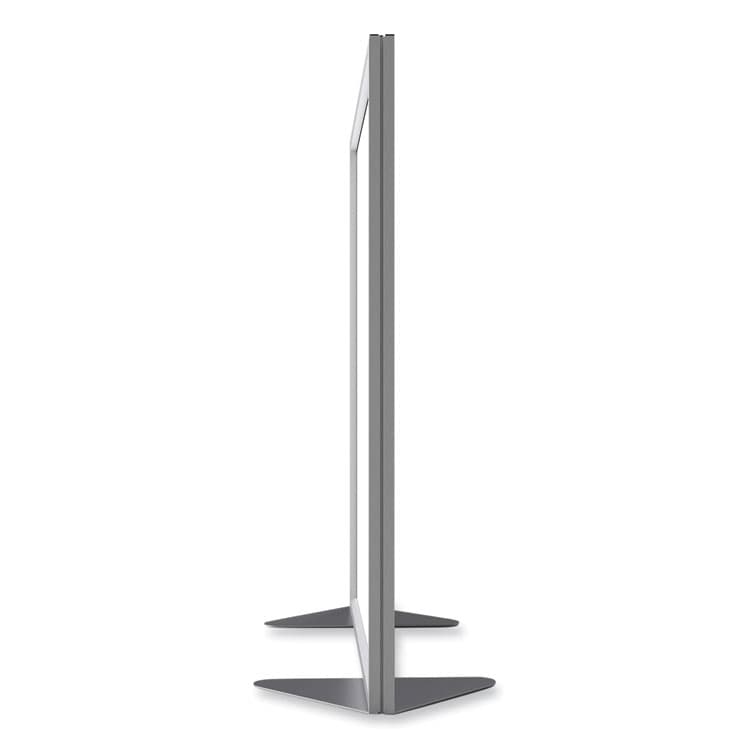 GHENT MANUFACTURING, Floor Partition with Aluminum Frame, 48.06 x 2.04 x 53.86, White (GHEMP544820) thumbnail 4