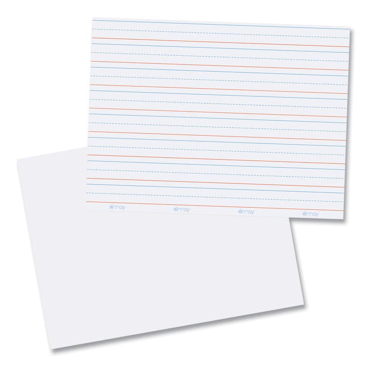 PACON CORPORATION GoWrite! Dry Erase Learning Boards, 8.25" x 11", White Surface, 5/Pack (PACLB8511) thumbnail 3