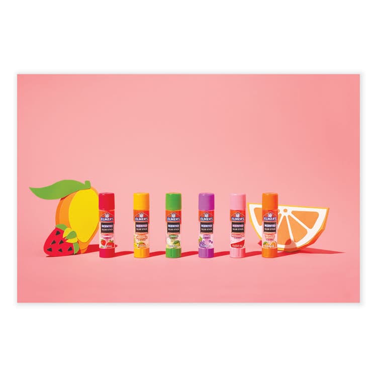 ELMER'S PRODUCTS, . Clear School Glue Stick, Scented, Assorted, 0.21 oz, Dries Clear, 30/Pack (EPI2175692) thumbnail 3