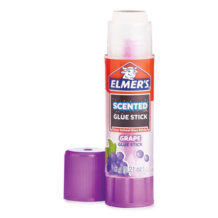 ELMER'S PRODUCTS, . Clear School Glue Stick, Scented, Assorted, 0.21 oz, Dries Clear, 30/Pack (EPI2175692) thumbnail 2