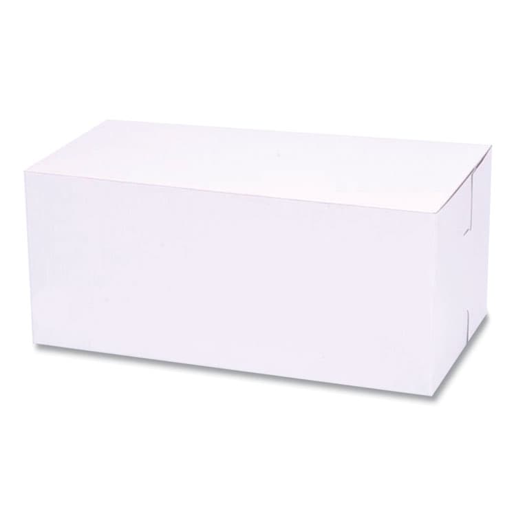 SOUTHERN CHAMPION TRAY White One-Piece Non-Window Bakery Boxes, Standard, 9 x 5 x 4, White, Paper, 250/Bundle (SCH1549)