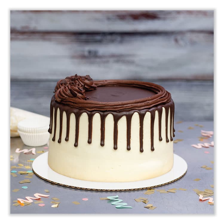 SOUTHERN CHAMPION TRAY Bright White Cake Circles, 10" Diameter, Bright White, Paper, 100/Carton (SCH11217) thumbnail 4