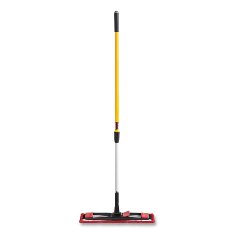 RUBBERMAID COMMERCIAL PROD. Adaptable Flat Mop Pads, Microfiber, 19.5 x 5.5, Red, 12/Carton (RCP2132423) thumbnail 3