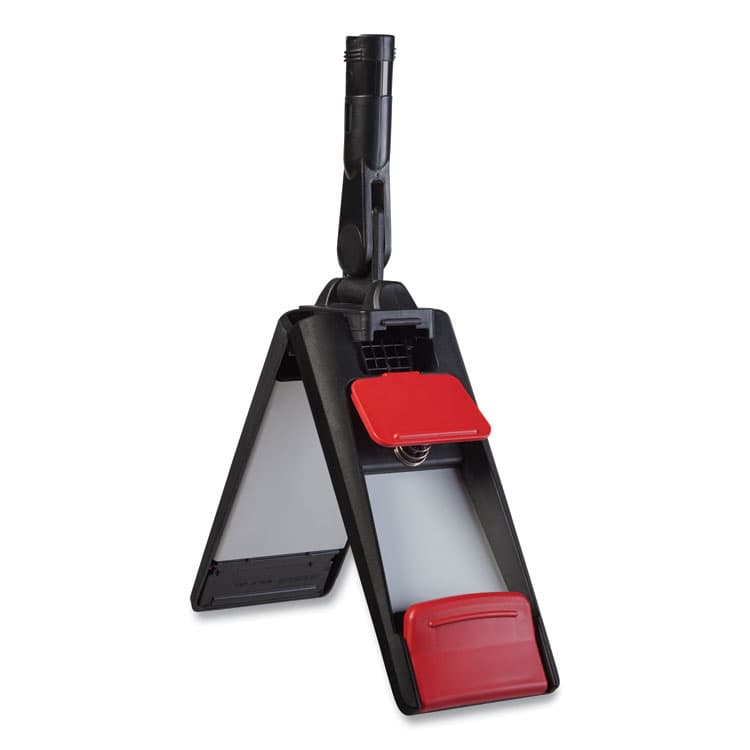 RUBBERMAID COMMERCIAL PROD. Adaptable Flat Mop Frame, 18.25 x 4, Black/Gray/Red (RCP2132428) thumbnail 2