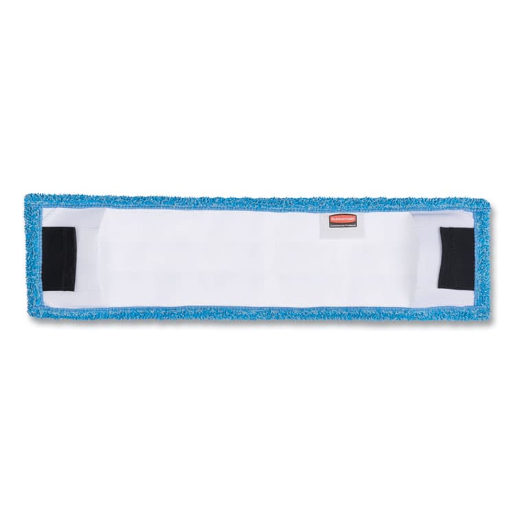 RUBBERMAID COMMERCIAL PROD. Adaptable Flat Mop Pads, Microfiber, 19.5 x 5.5, Blue (RCP2132427) thumbnail 2