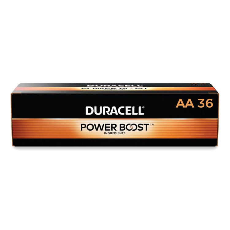DURACELL PRODUCTS COMPANY Power Boost CopperTop Alkaline AA Batteries, 36/Pack (DURAACTBULK36)