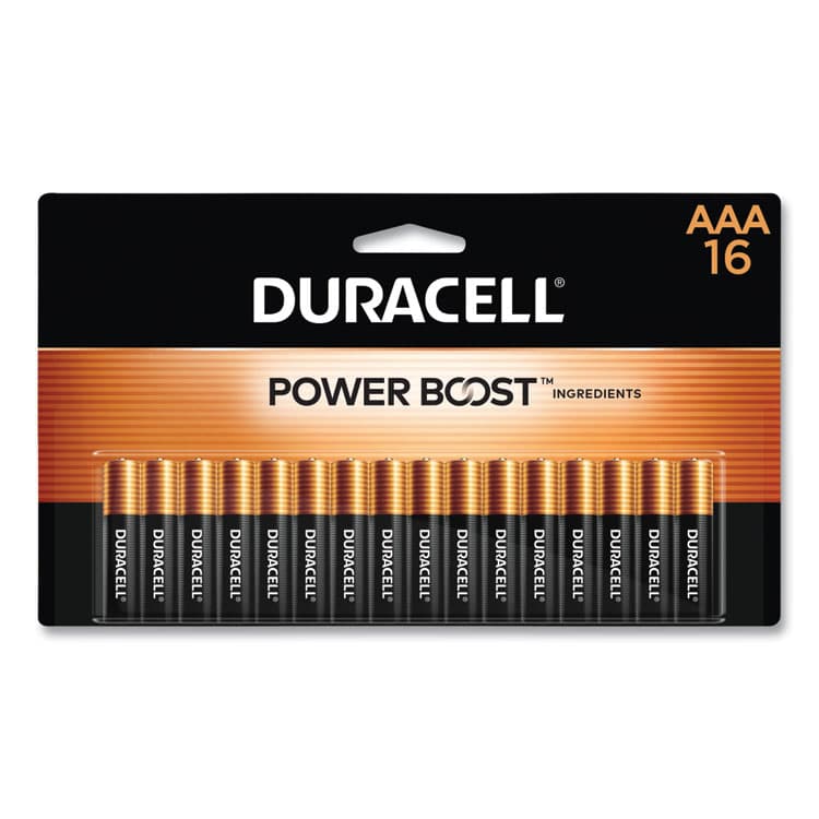 DURACELL PRODUCTS COMPANY Power Boost CopperTop Alkaline AAA Batteries, 16/Pack (DURMN2400B16Z)