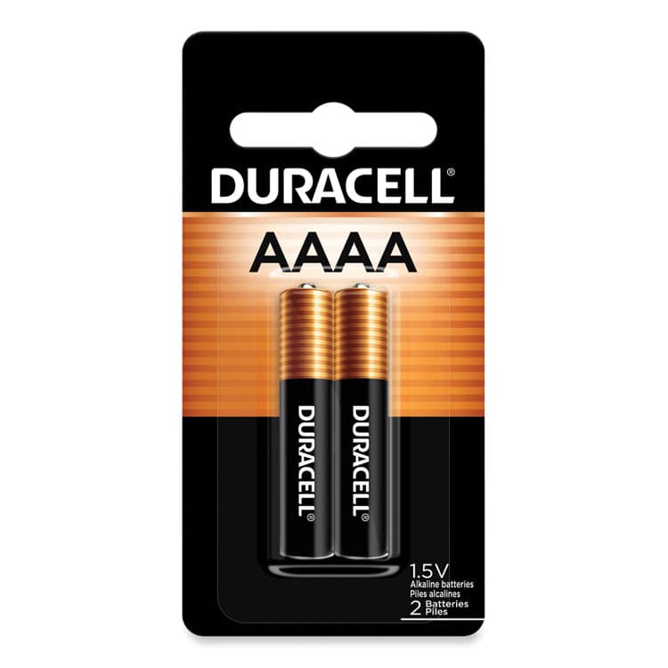DURACELL PRODUCTS COMPANY Specialty Alkaline AAAA Batteries, 1.5 V, 2/Pack (DURMX2500B2PK)