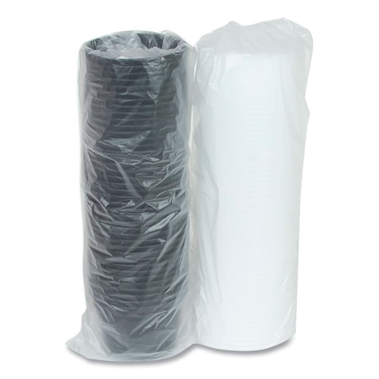 PACTIV EVERGREEN CORPORATION Newspring DELItainer Microwavable Container, 16 oz, 4.7 x 4.7 x 3.1, Black/Clear, Plastic, 240/Carton (PCTYSD2516B) thumbnail 2