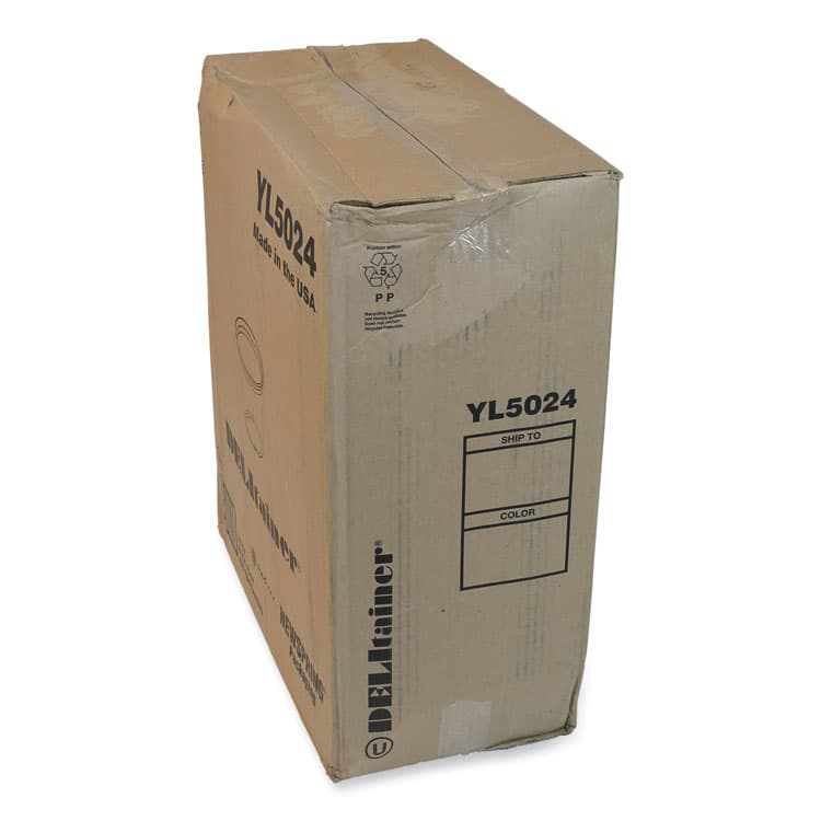 PACTIV EVERGREEN CORPORATION Newspring DELItainer Microwavable Container, 24 oz, 4.7 x 4.7 x 4.4, Clear, Plastic, 480/Carton (PCTYL5024) thumbnail 2