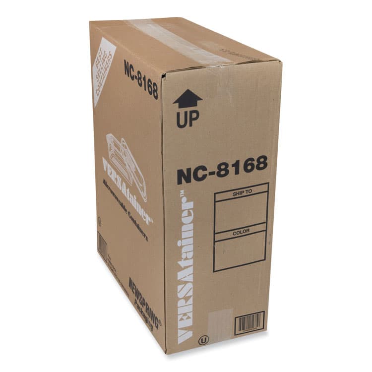 PACTIV EVERGREEN CORPORATION Newspring VERSAtainer Microwavable Containers, Rectangular, 16 oz, 7.4 x 5 x 2.2, White/Clear, Plastic, 150/Carton (PCTNC8168) thumbnail 4