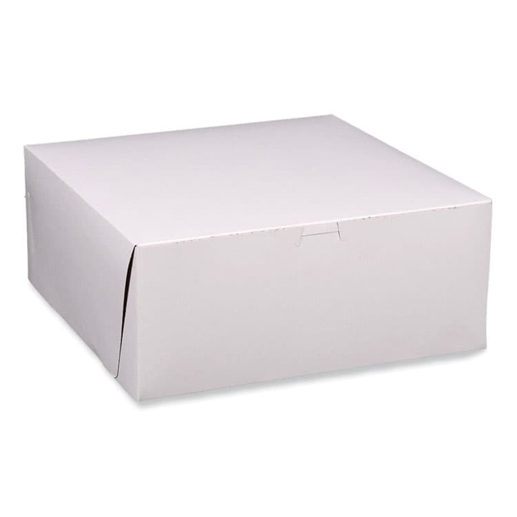 SOUTHERN CHAMPION TRAY Bakery Boxes, Standard, 14 x 14 x 6, White, Paper, 50/Carton (SCH1593)