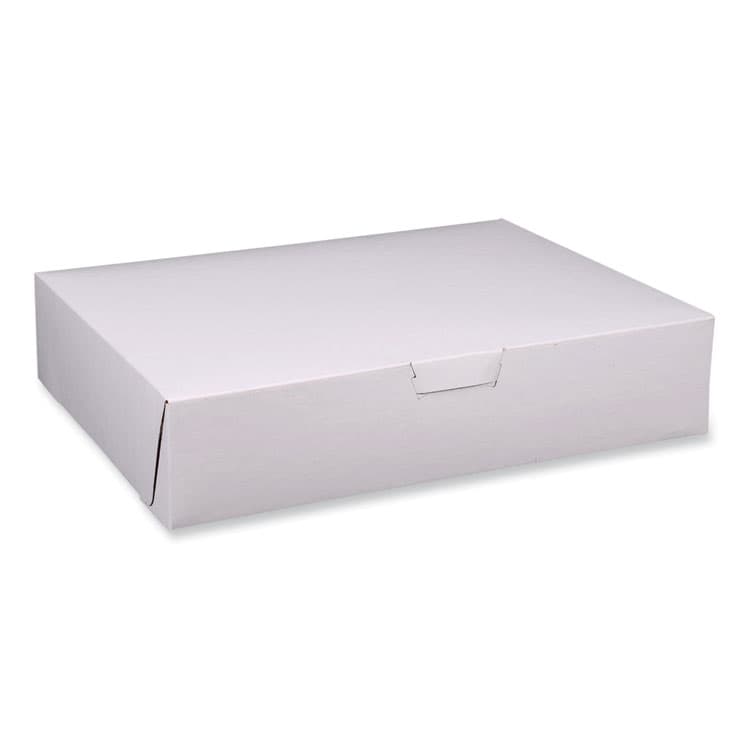 SOUTHERN CHAMPION TRAY Bakery Boxes, Standard, 19 x 14 x 4, White, Paper, 50/Carton (SCH1929)
