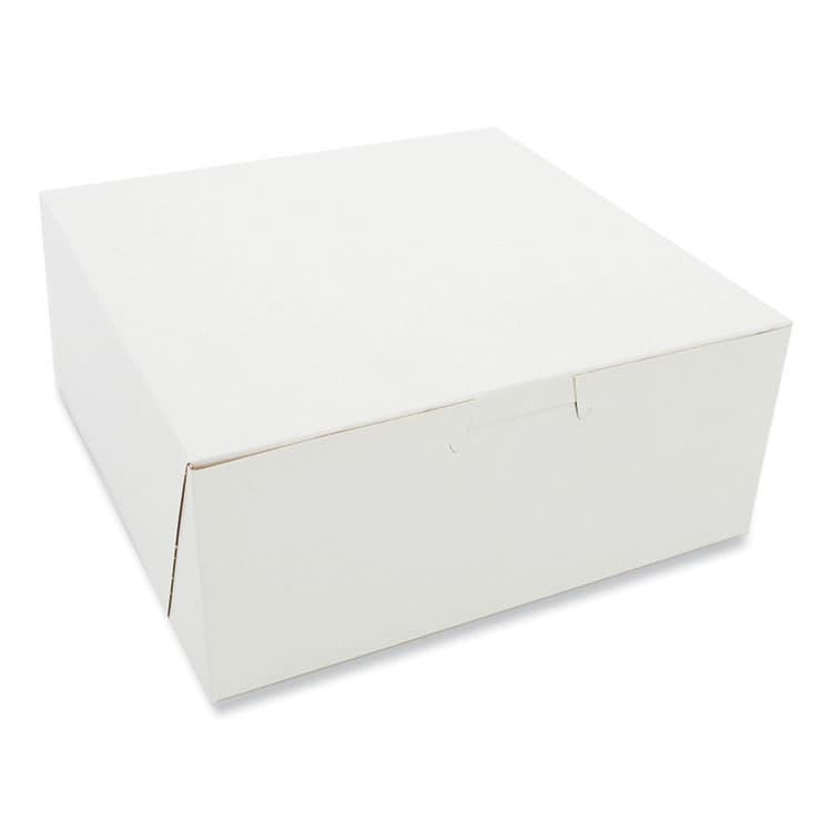 SOUTHERN CHAMPION TRAY Bakery Boxes, Standard, 7 x 7 x 3, White, Paper, 250/Carton (SCH1517)