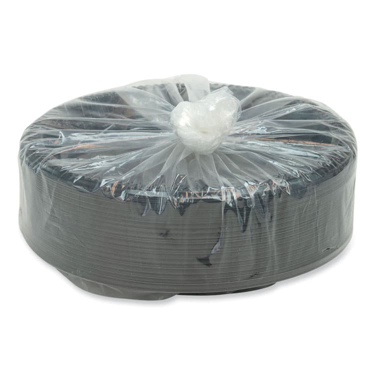 PACTIV EVERGREEN CORPORATION Meadoware Impact Plastic Dinnerware, Plate, 8.9" dia, Black, 400/Carton (PCTYMI9E) thumbnail 2