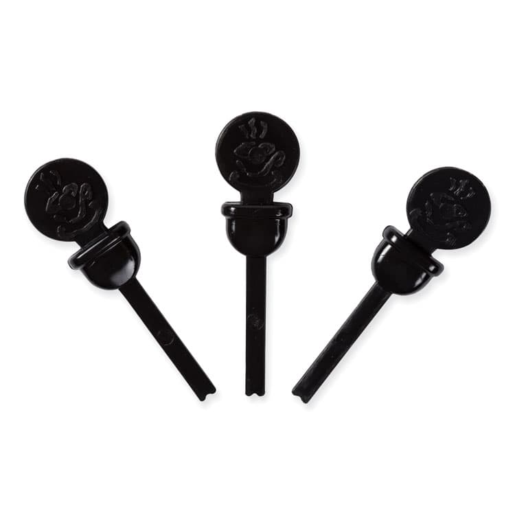 AMERCAREROYAL Beverage Plugs, 2", Black, 2,000/Carton (RPPCPLUGBK) thumbnail 2