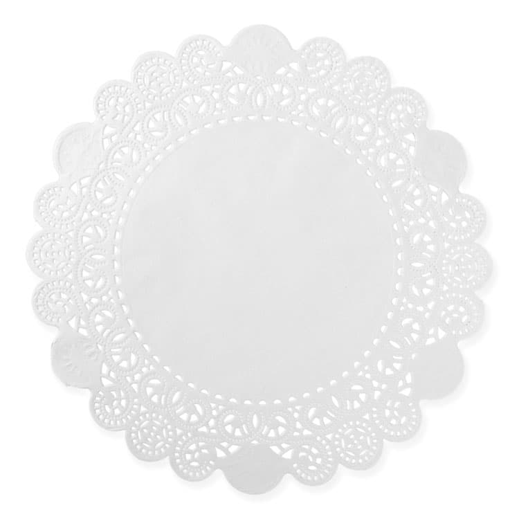 AMERCAREROYAL Lace Doilies, Round, 10", White, 5,000/Carton (RPPLD10) thumbnail 2